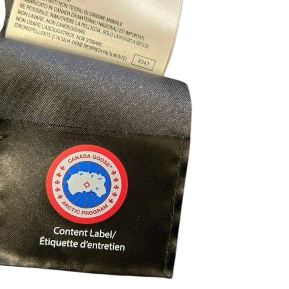 Canada Goose Black Parka with Fur Trim Sz L - Picture 10 of 13